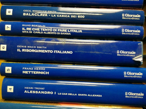 Lotto 25 volumi BIBLIOTECA STORICA IL GIORNALE vedi i titoli all'interno