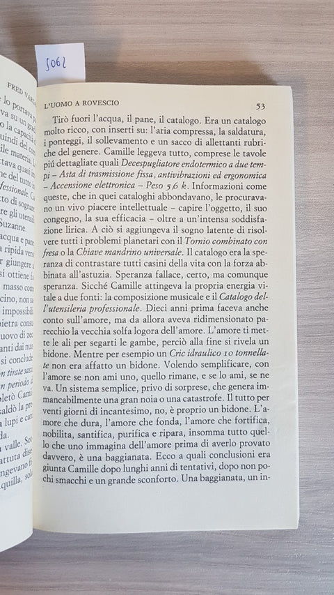 FRED VARGAS - L'UOMO A ROVESCIO - EINAUDI stile libero noir 2012