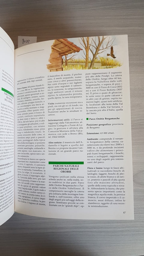 ITALIA PROTETTA guida completa alle aree naturali CANU - MONDADORI - 1994
