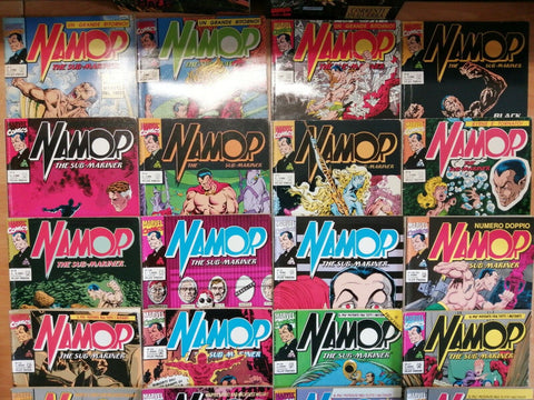 LOTTO NAMOR THE SUB-MARINER - MARVEL PLAY PRESS DA 1 A 25 + 2 ALBI EXTRA (2
