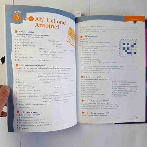 DECLIC 3 Methode de francais NO CD! sansoni CLE niveau A2 LIVRE + CAHIER