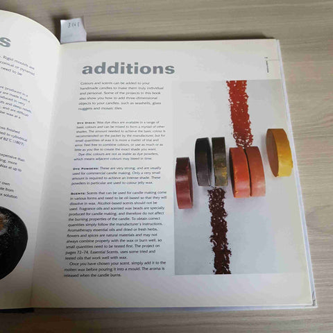 THE HANDMADE CANDLE BOOK - ALISON JENKINS - NEW HOLLAND PUBLISHERS - 2001