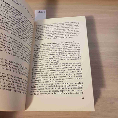 IL GALATEO DEL SESSO - MARILYN HAMEL - SPERLING & KUPFER - 1986