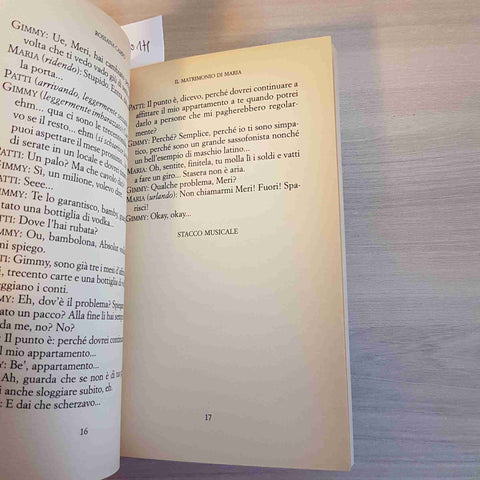 IL MATRIMONIO DI MARIA - ROSSANA CAMPO - FELTRINELLI - 1998