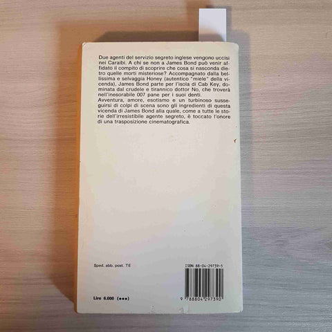 LICENZA DI UCCIDERE - IAN FLEMING - AGENTE 007 JAMES BOND - MONDADORI 1987