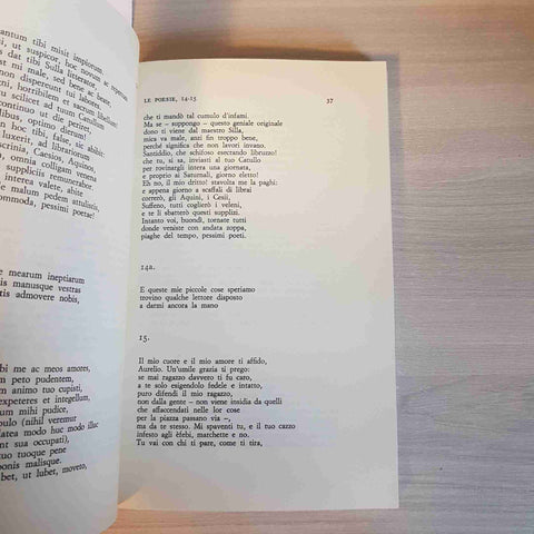 LE POESIE - CARMINA - CATULLO - NEWTON - 1992 testo latino a fronte
