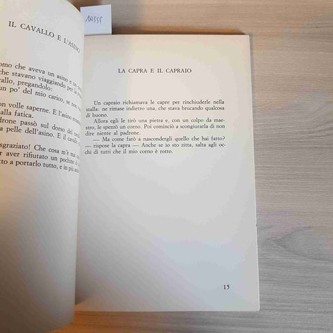 FAVOLE - ESOPO - FABBRI EDITORE - 1981