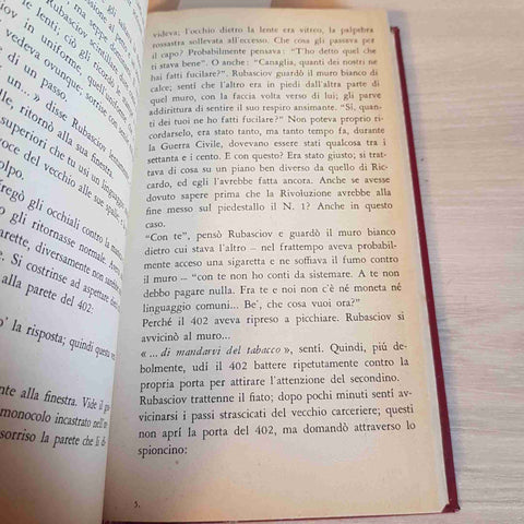 BUIO A MEZZOGIORNO - ARTHUR KOESTLER - 1966 - MONDADORI