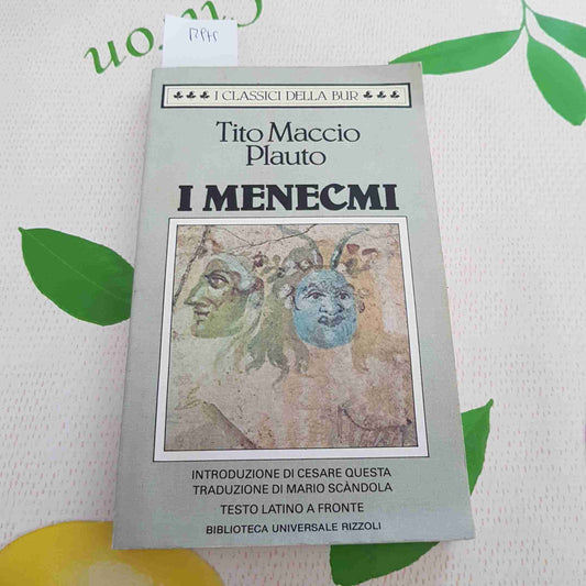 I MENECMI - TITO MACCIO PLAUTO - BUR RIZZOLI - 1994