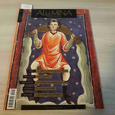 ALUMINA PAGINE MINIATE 6 liber astrologiae fendulo bening esopo NOVA CHARTA