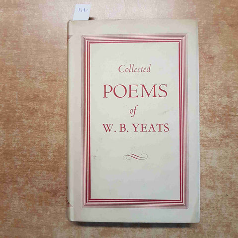 THE COLLECTED POEMS OF W.B. YEATS 1976 MACMILLAN LONDON
