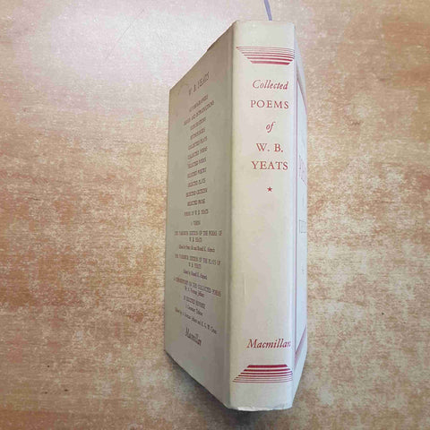 THE COLLECTED POEMS OF W.B. YEATS 1976 MACMILLAN LONDON