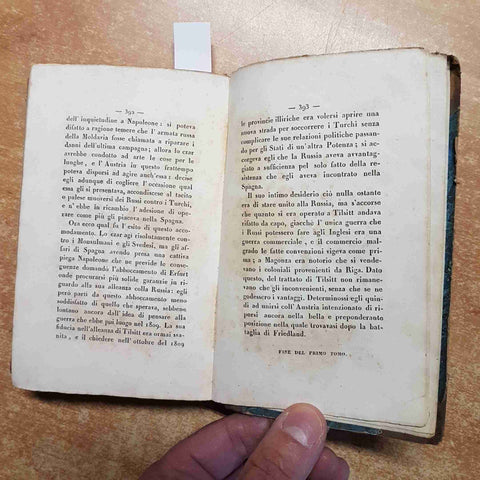 MEMORIE DEL GENERALE SAVARY MINISTRO DELLA POLIZIA GENERALE 1839 TOMO 1 PIROTTA