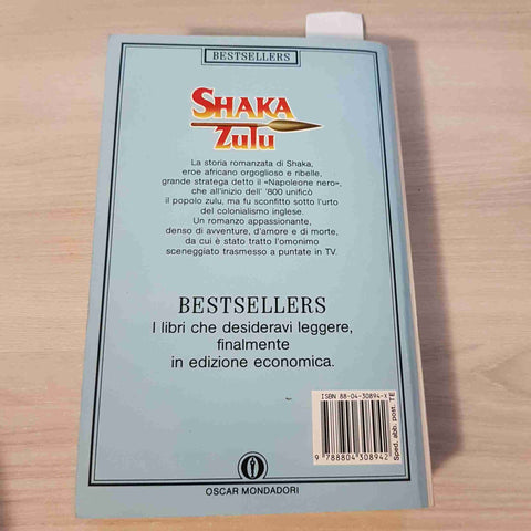 SHAKA ZULU - JOSHUA SINCLAIR - MONDADORI - 1988
