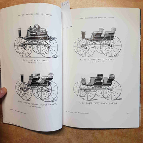 COACH BUILDER'S BOOK OF DESIGN 1995 AXIOM calesse cocchio diligenza carrozza