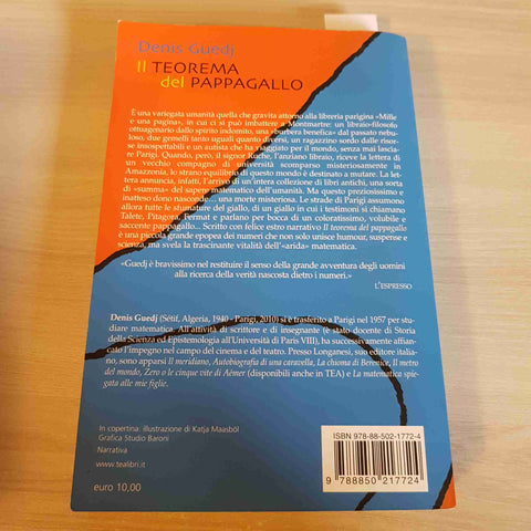 IL TEOREMA DEL PAPPAGALLO - DENIS GUEDJ - TEA - 2010