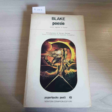 POESIE testo inglese a fronte WILLIAM BLAKE 1976 NEWTON COMPTON