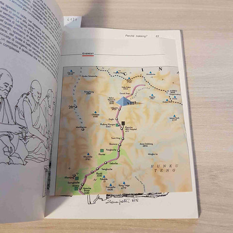 NEPAL ITINERARI AI PIEDI DELL'HIMALAIA E GUIDA DEL NEPAL - CALDERINI - 1987