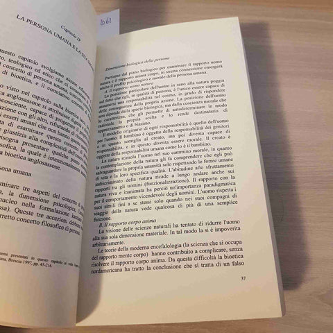 BIOETICA MANUALE SEMPLICE PER TUTTI - MICHELE ARAMINI-UNIVERSITA' CATTANEO LIUC