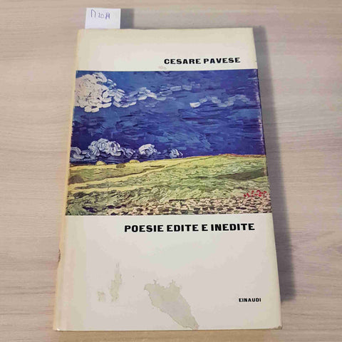 POESIE EDITE E INEDITE - CESARE PAVESE - EINAUDI - 1962 prima edizione