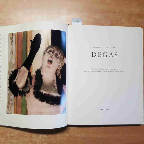 DEGAS edgar hilaire germain 1973 GARZANTI