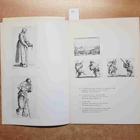 JACQUES CALLOT NANCY 1592 - 1635 catalogo IL GABINETTO DELLE STAMPE 1977