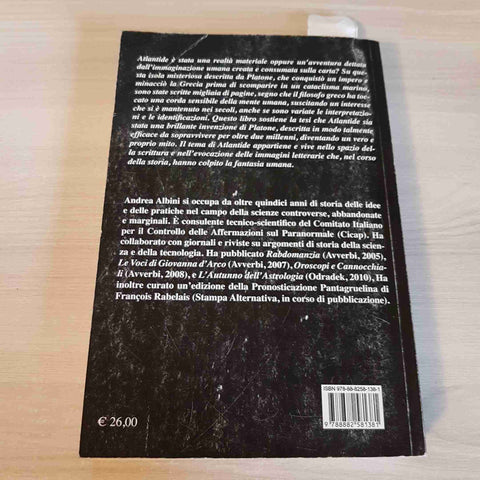 ATLANTIDE NEL MARE DEI TESTI - ANDREA ALBINI - ITALIAN UNIVERSITY PRESS - 2012