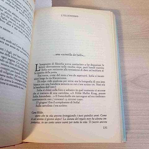 IL MONDO DI SOFIA - JOSTEIN GAARDER - CDE LONGANESI - 1994