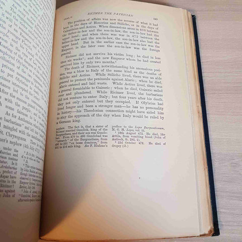 A HISTORY OF THE LATER ROMAN EMPIRE FROM ARCADIUS TO IRENE 1 bury 1889 MACMILLAN