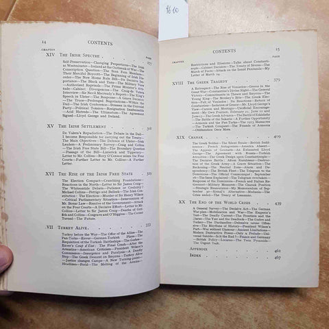 THE WORLD CRISIS THE AFTERMATH - CHURCHILL - THORNTON BUTTERWORTH - 1929
