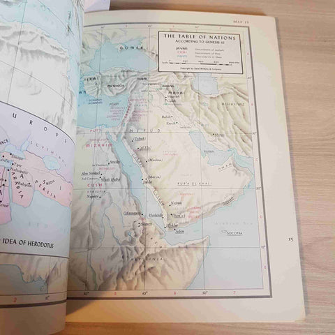 HISTORICAL ATLAS OF THE HOLY LAND - RAND MCNALLY - 1959