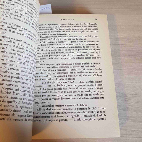 DELITTO E CASTIGO IV V VI EPILOGO - FEDOR DOSTOEVSKIJ - DE AGOSTINI - 1982