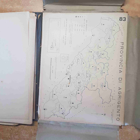ATLANTE DEI COMUNI DEL REGNO D'ITALIA 1938 IPPOLITO FAILLI manca la carta 19