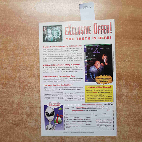 THE X FILES 10 all new TOPPS COMICS 1995 CHRIS CARTER mystery ufo