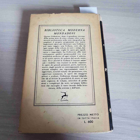 I GRANDI CIMITERI SOTTO LA LUNA - GEORGES BERNANOS - MONDADORI - 1953