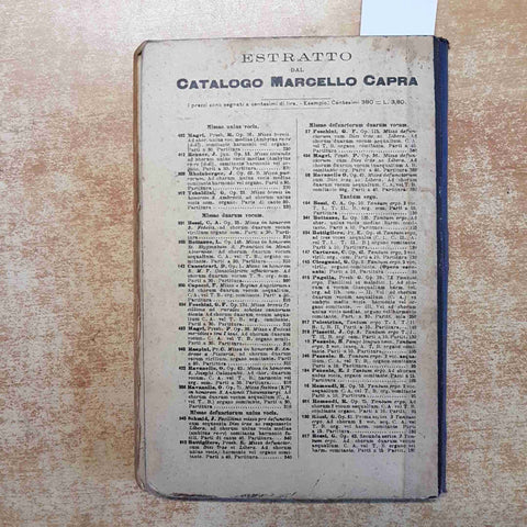 PRIMA ANTOLOGIA VOCALE liturgica 100 cantici sacri a tre voci FR. HAMMA capra