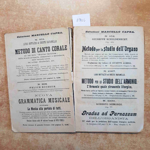 PRIMA ANTOLOGIA VOCALE liturgica 100 cantici sacri a tre voci FR. HAMMA capra