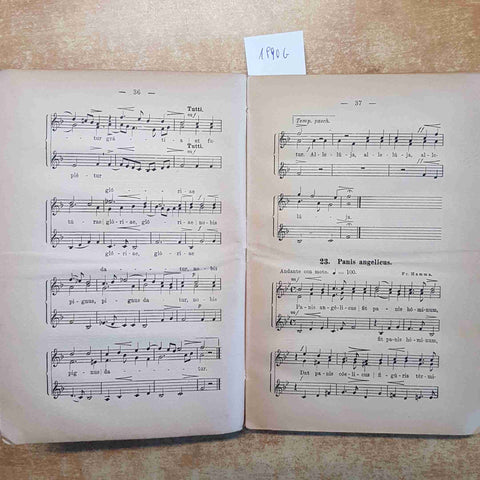 PRIMA ANTOLOGIA VOCALE liturgica 100 cantici sacri a tre voci FR. HAMMA capra
