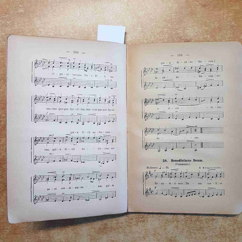 PRIMA ANTOLOGIA VOCALE liturgica 100 cantici sacri a tre voci FR. HAMMA capra