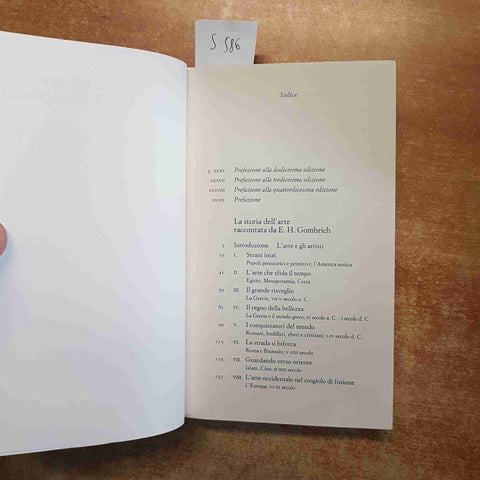 LA STORIA DELL'ARTE RACCONTATA DA ERNST H. GOMBRICH 1989 EINAUDI maria spaziani