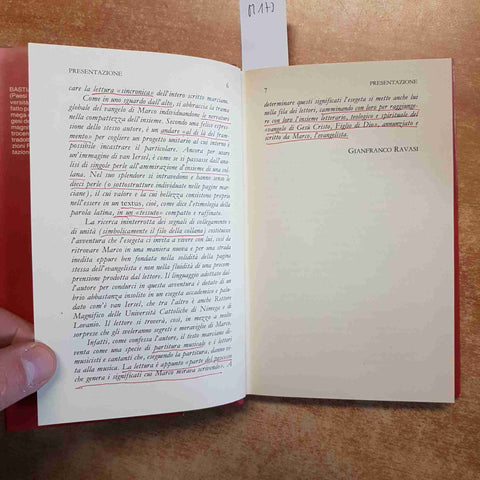 LEGGERE MARCO Bas Van Iersel 1989 EDIZIONI PAOLINE evangelista vangelo