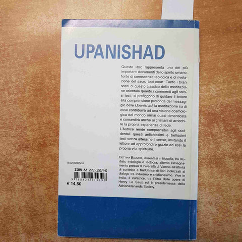 UPANISHAD SPUNTI DI MEDITAZIONE PER I CRISTIANI yoga zen BAUMER mediterranee