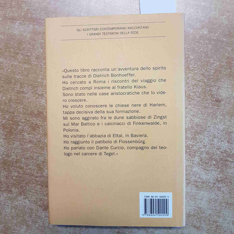 UN TEOLOGO CONTRO HITLER sulle tracce di Dietrich Bonhoeffer AFFINATI mondadori