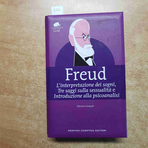 FREUD l'interpretazione sogni, tre saggi sessualita' introduzione psicoanalisi