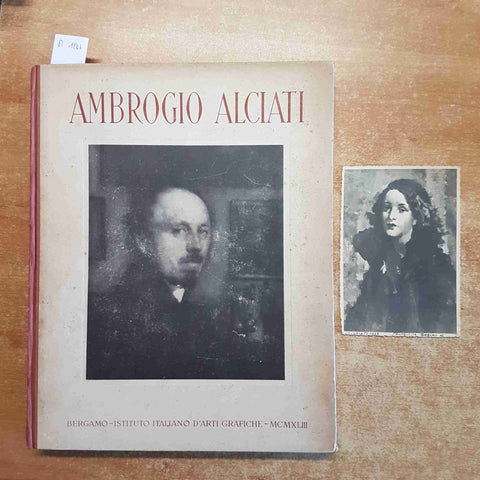 AMBROGIO ALCIATI di Giorgio Nicodemi 1945 TIR.LIM.NUM 305/1000 IST ARTI GRAFICHE