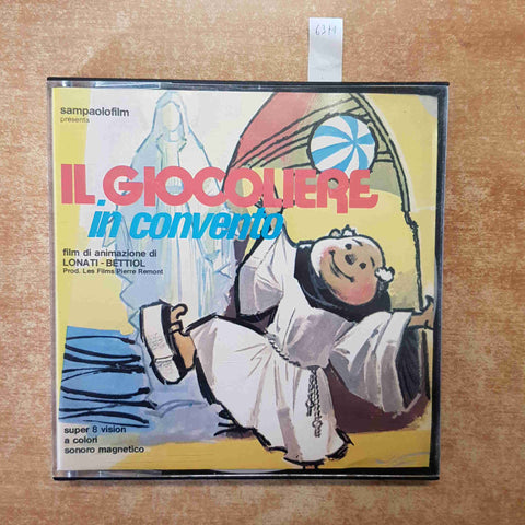 IL GIOCOLIERE IN CONVENTO film animazione super 8 LONATI BETTIOL -SAN PAOLO FILM