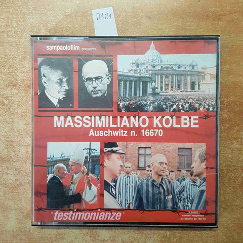 MASSIMILIANO KOLBE, AUSCHWITZ N.16670 film super 8 SAN PAOLO durata 25' bobina