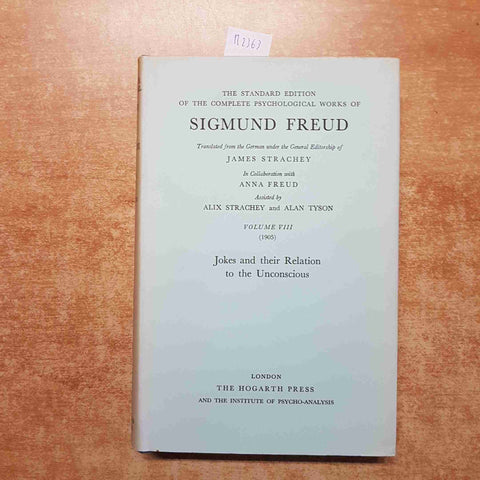 FREUD Jokes and theri relation to the unconscious THE HOGARTH PRESS