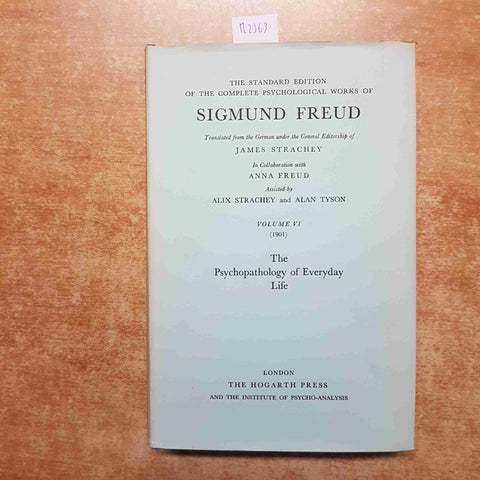 FREUD The psychopathology of everyday life THE HOGARTH PRESS