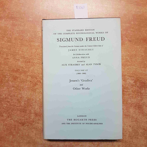 FREUD Jensen's Gradiva and other works THE HOGARTH PRESS